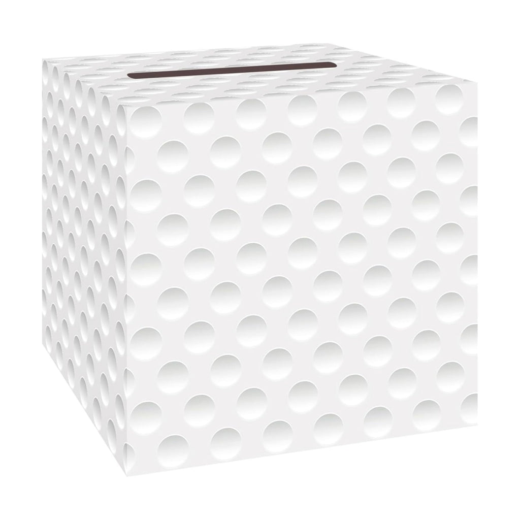 Golf Card Box Sports Party Favors Post Box Cardboard Receiving Money Holder for Golf Theme Wedding Reception, Baby Showers, Anniversary, Birthday Party, Graduation Table Centerpiece Decorations