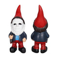 SPINNDO Horror Decor Halloween Decorations Indoor Garden Gnome Garden Statue Home Décor (B.red)