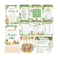 Funnymoom 426 Pcs Dinosaur Baby Shower Games Set, 8 Activities Bingo