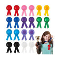 20PCS Blank Award Ribbons, Prize Ribbons for Medals (10 Colors)