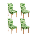 St. Patricks Day Chair Covers for Dining Room Set of 4 St Patricks Day Shamrock Dining Chair Protectors 4 Pcs Stretch Removable Washable Chair Slipcovers 4 Pack for Saint Pa Home and Party Decor
