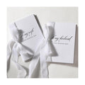 Ngrowtic 2 Set Wedding Vow Books to My Husband Wife, White
