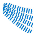 AhfuLife 30 Pcs Honduras String Flags for Independence Day Decorations, Small Honduran Flag Bunting Banner - Double Sided for National Day Festival Party Decorations (5.5×8.3 Inch-33 Ft)
