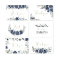 48 Pack Pre-Folded Floral Thank You Cards with Envelopes, 6 Designs