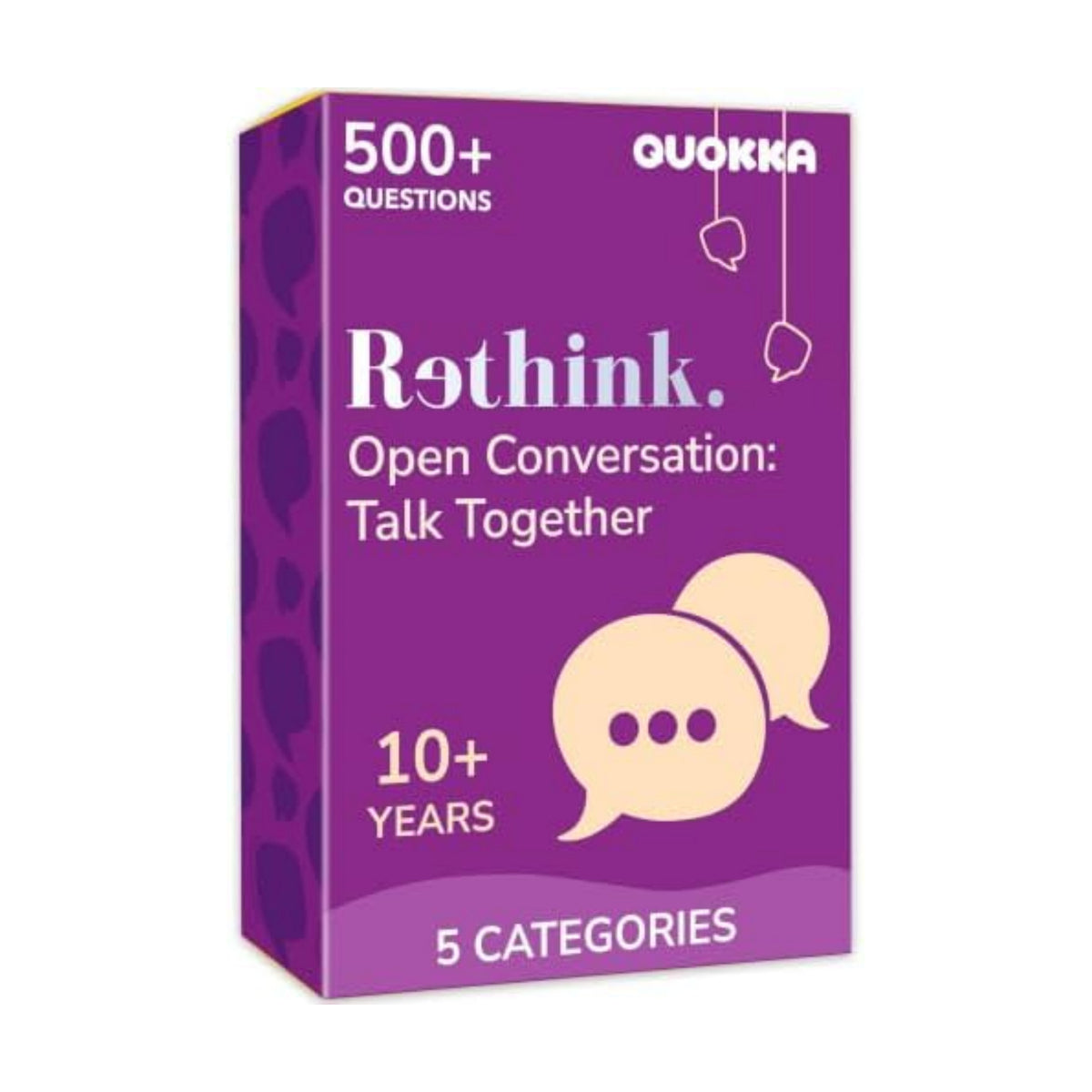 Quokka Conversation Cards Game - Fun Talking Board Game for Family Night