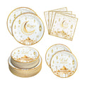 180pcs Ramadan Eid Mubarak Party Supplies,Serves 60