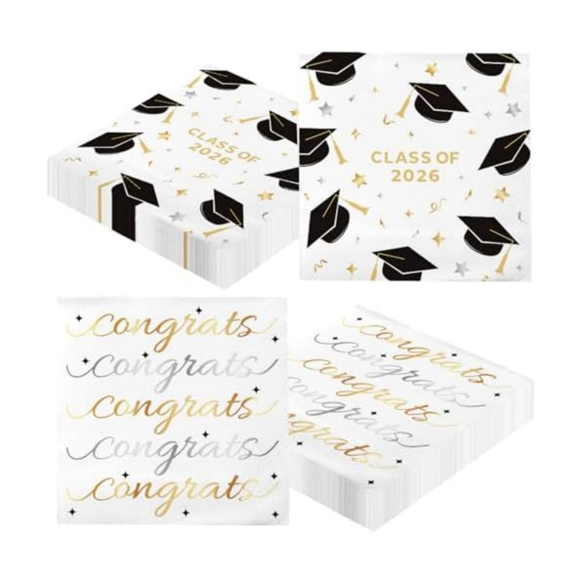 Congrats Graduation Napkins - 50pcs, 2Ply
