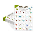 Nature Scavenger Hunt Card for Road Trips and Camping