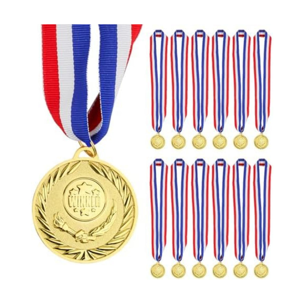 Gold Medals for Awards,1st Winner Medals for Sports, Competitions, Party, Olympic Style, 2 Inches