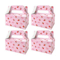 12 Pack Pink Strawberry Party Favor Boxes, Sweet Treat Boxes for Girls