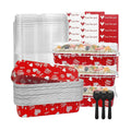 100Pack Valentine's Mini Loaf Pans with Lids Mini Cake Pans with Lids and Spoons, 6.8Oz Heart Shaped Cake Pans Fancy Muffin Pans Aluminum Foil Pans, Individual Dessert Cups Containers for Sales,Party