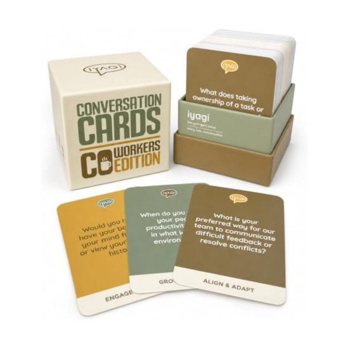 Conversation Cards for Coworkers & Managers - Build Trust & Improve Performance by Asking the Right Questions - Team Building Games for Work, 1:1 Meetings, Retros | Say This Not That Cards for Leaders