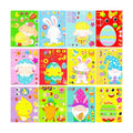 48 PCS Easter Stickers Crafts for Kids, Easter Craft Basket Stuffers