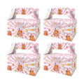 BGFMVS 12 Pack Capybara Birthday Party Favor Boxes Pink Cartoon Goodie Bags