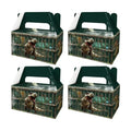 BGFMVS 12 Pcs Dinosaur T-Rex Party Favor Boxes Boys Birthday Goodie Bags