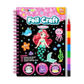 FUNNYB&G Foil Art Craft Kit for Kids, Sparkly Birthday Gift Toy for Girls