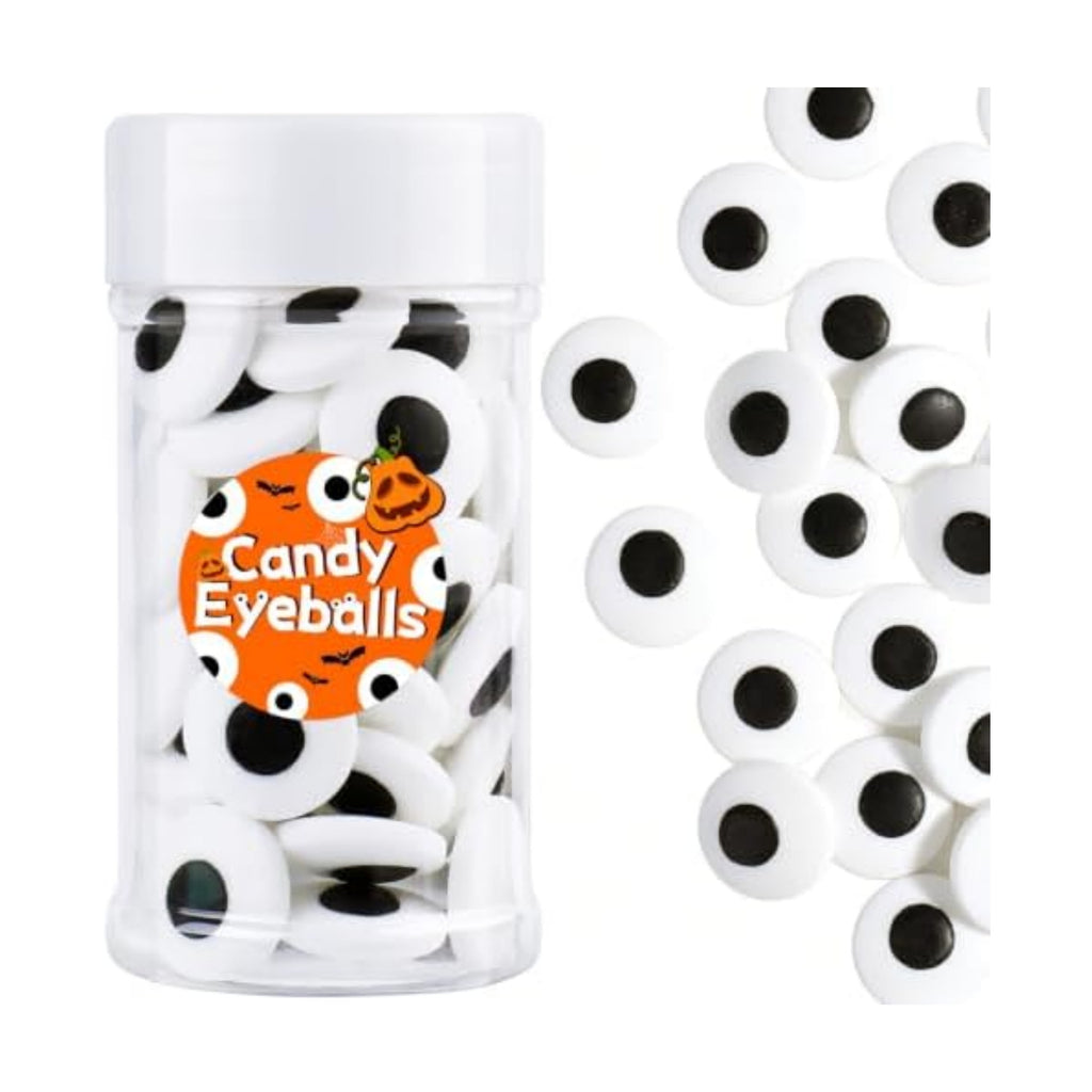 Candy Eye for Decorating Edible, 2cm Halloween Eyes Sprinkles Sugar 3.53oz