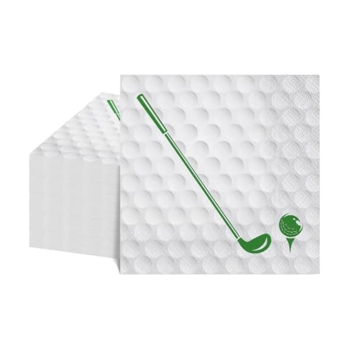 Natnarr 100 Pcs Golf Napkins, 5" Golf Master Cocktail Napkins