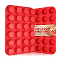 HKNMTT 2Pcs Mini Silicone Muffin Pans for Baking 24Cups Egg Bites Molds