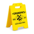 Funny Grandpa Gifts from Grandkids Toys Fixed Free Desk Sign for Grandpa