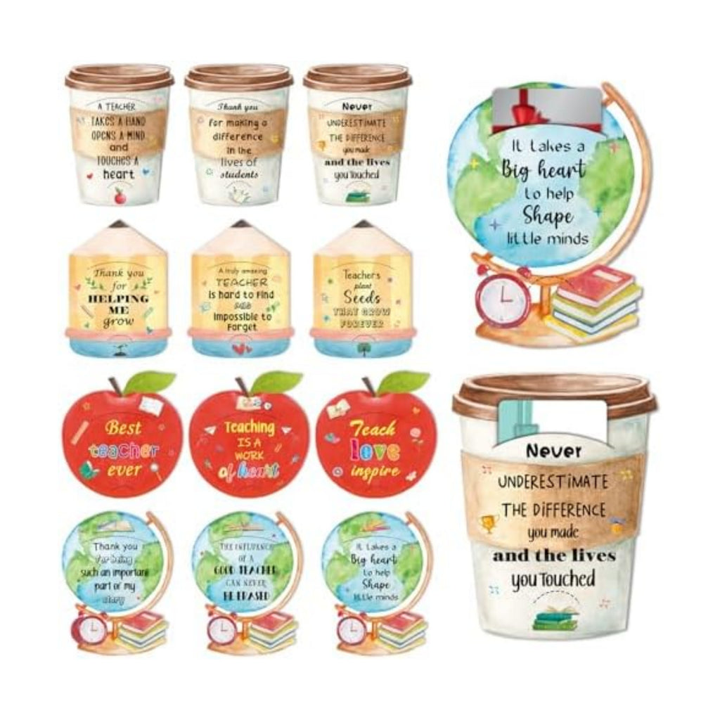 HEYINSHEN 24Pcs Teacher Gifts Card Holder Cute Teacher Appreciation Gift Card Holders Bulk Graduation Gift Card Sleeves End of School Year Gift Card From Students End of The Year Appreciation Gifts