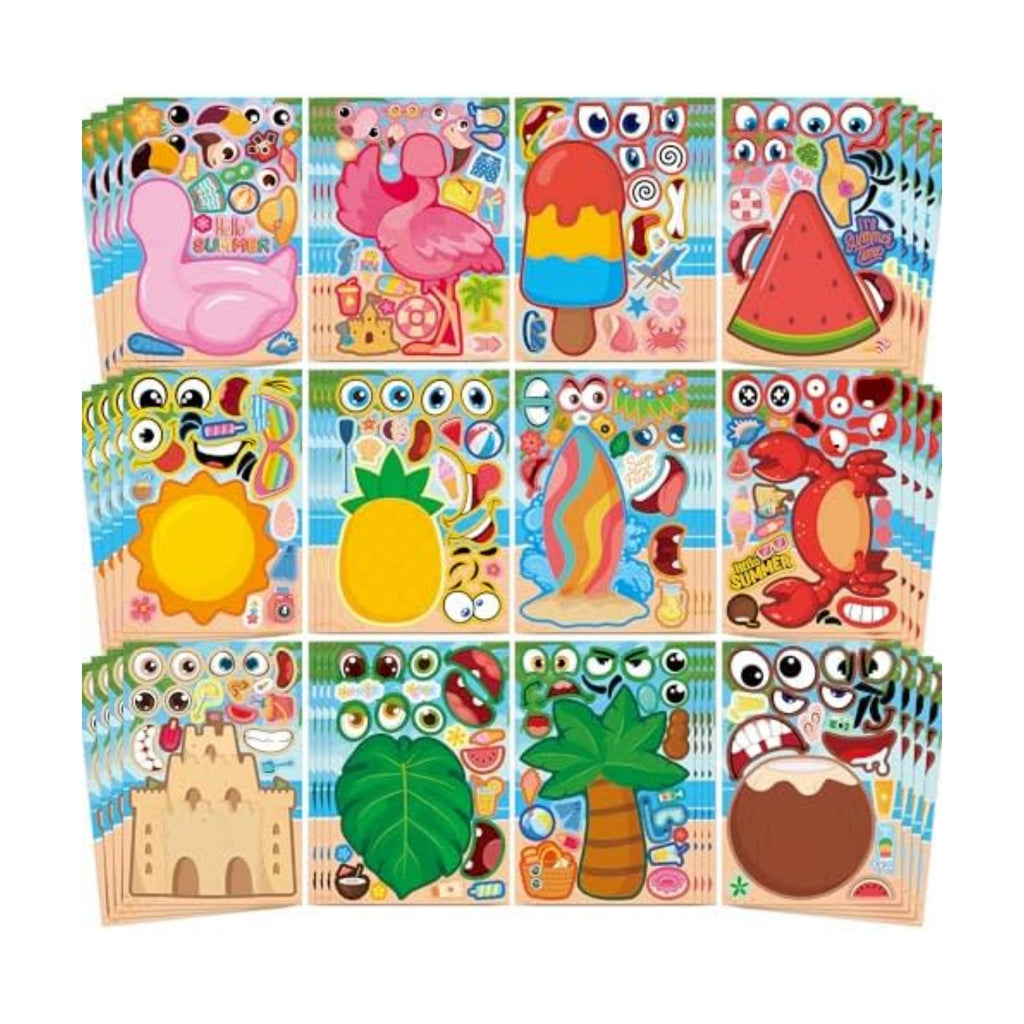 Summer Stickers 48 Sheets Summer Party Favors Crafts Kids Toddlers