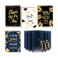 4 Sets Graduation Gift Card Book, Congrats Grad Money Holder Cards with Envelopes, Graduation Gift Card Booklet Organizer for Class of 2026, Students, Friends