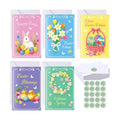 Motiskyy 100 Pcs Religious Greeting Cards with Envelopes and Stickers Bunny Holiday Card Gift Best Wishes Cards for Mom Daughter Women