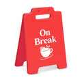 Funny Office Desk Decor Sign On Break Reminder Sign Office Cubicle Decor