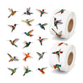 H1vojoxo Beautiful Hummingbird Sticker Rolls - 1000PCS Hummingbird Stickers for Kids 16 Designs Self-Adhesive Bird Stickers for Water Bottle Bird Sticker for Craft Envelope Scrapbook Classroom Rewards