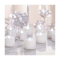 Homemory 50-Pack Flameless Tea Lights Candles Battery Operated, 200+ Hours
