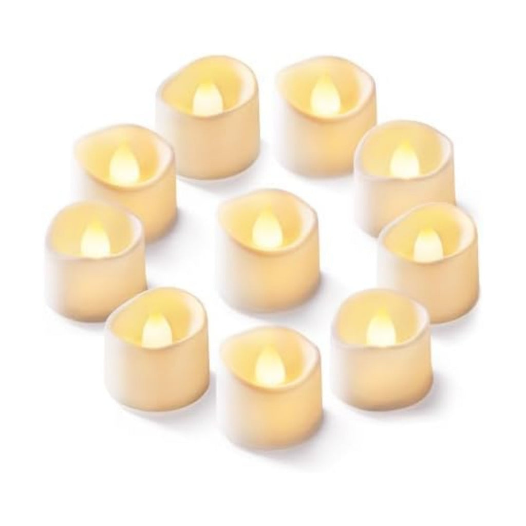 Homemory 50-Pack Flameless Tea Lights Candles Battery Operated, 200+ Hours