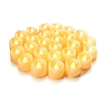 Homemory 50-Pack Flameless Tea Lights Candles Battery Operated, 200+ Hours