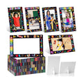 AmazingSpark 50 Pack Paper Picture Frames 4x6, Kindergarten Cards