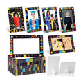 AmazingSpark 100 Pcs Paper Picture Frames 4x6 Photo Cards Preschool