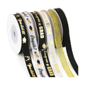 DECYOOL Graduation Ribbon 3/8" Wide 60 Yards Congrats Grad Grosgrain Ribbon