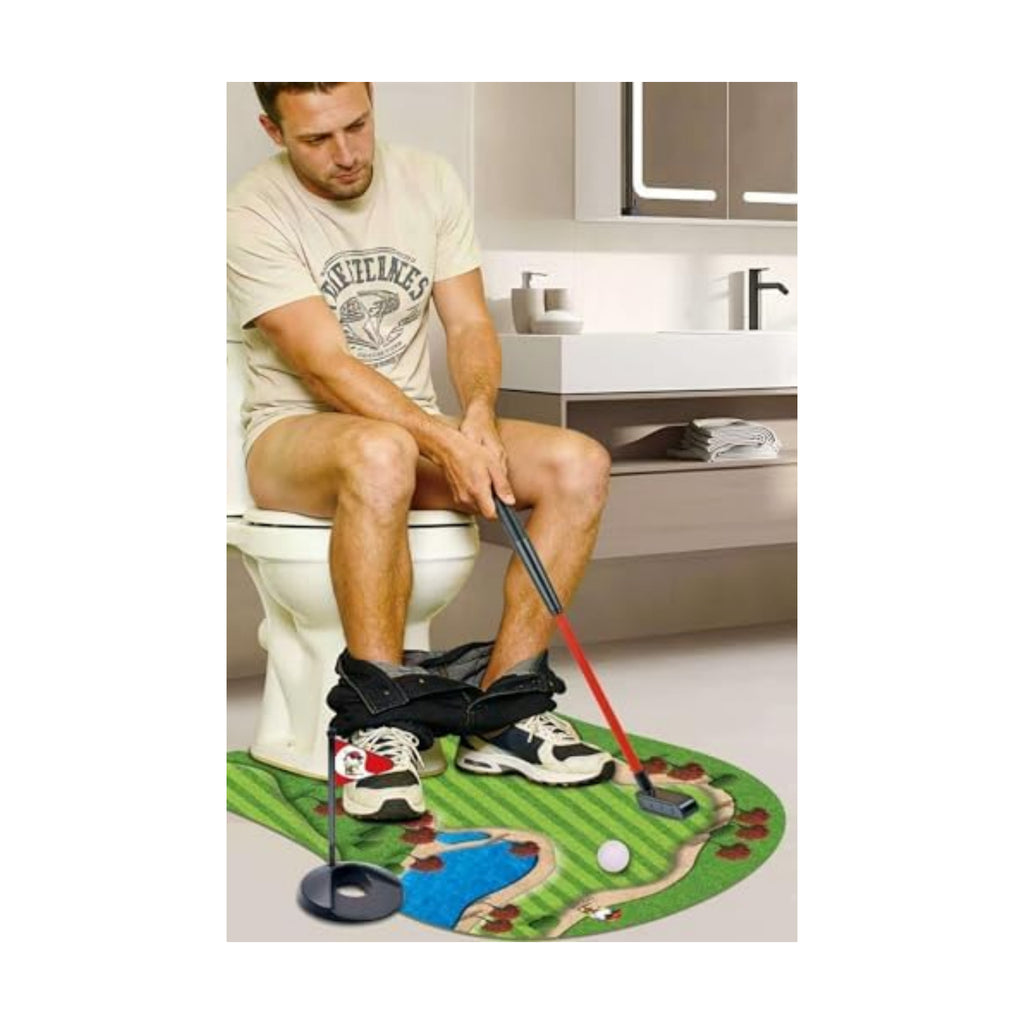 GOODLYSPORTS Toilet Golf Gag Gifts for Men, White Elephant Gifts for Adults