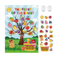 Cinrobiye Fruit of The Spirit Felt Bulletin Board Make Your Own Fruit of the Spirit Tree Crafts DIY Christian Bible Scene Set for Church VBS Sunday School Classroom Activities