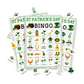 St. Patrick's Day Bingo Game for 24 Players, Festive Shamrock Activity