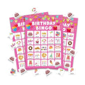 Birthday Bingo Game for 24 Players, Fun Party Activity for Any Celebration