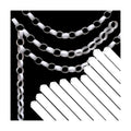 Origami Joy 300 White Paper Chain Strips for Crafting. No Glue or Tape Needed. Kid Friendly & Family Fun. Yields Over 50 Feet of Paper Chains for Party or Classroom Decorations (White)