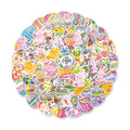 AOWDIAO 100 Pcs Easter Stickers - Holographic, Waterproof Vinyl Decals for Kids Crafts, Easter Egg Stuffers, Party Favors and Decorations