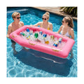 Aoriher 1 Pack 52" Halloween Inflatable Coffin Cooler Fake Coffin Floatie