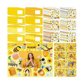 Jetec 48 Sets Back to School Bee Picture Frame Craft Kits with Stickers