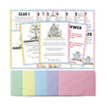 Easter Scavenger Hunt Games, Easter Treasure Hunt Clues Game Cards, Family Party Games for Kids and Adults, Holiday Party Game for Activities Decorations Supplies, 5x7 Inch (Indoor)-A02