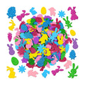 Foam Stickers, 500 PCS 3D Glitter Foam Easter Sticker, 7 Colors