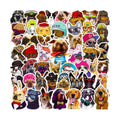DothRayan Dog Stickers, 100 Pcs Fun Dog Waterproof Vinyl Stickers for Water Bottle, Laptop, Phone, Skateboard Stickers for Kids Teens Girls Adults