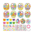 Funrous 48 Sets Crafts Kit Paper Crafts DIY Make Your Own Hanging Ornaments with Pompoms Diamond Stickers for Holiday Classroom Activities Party Favors, Easter Basket