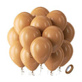 Bezente Tan Latex Round Helium Party Balloons 100 Pack 12 inch