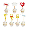 28 PCS Nurse Cupcake Toppers, Glitter Nurses Week Cupcake Picks, Nursing School Graduation Food Picks Cupcake Toppers Cake Decorations for National Nurse Day Nursing Graduation Congrats Party Supplies
